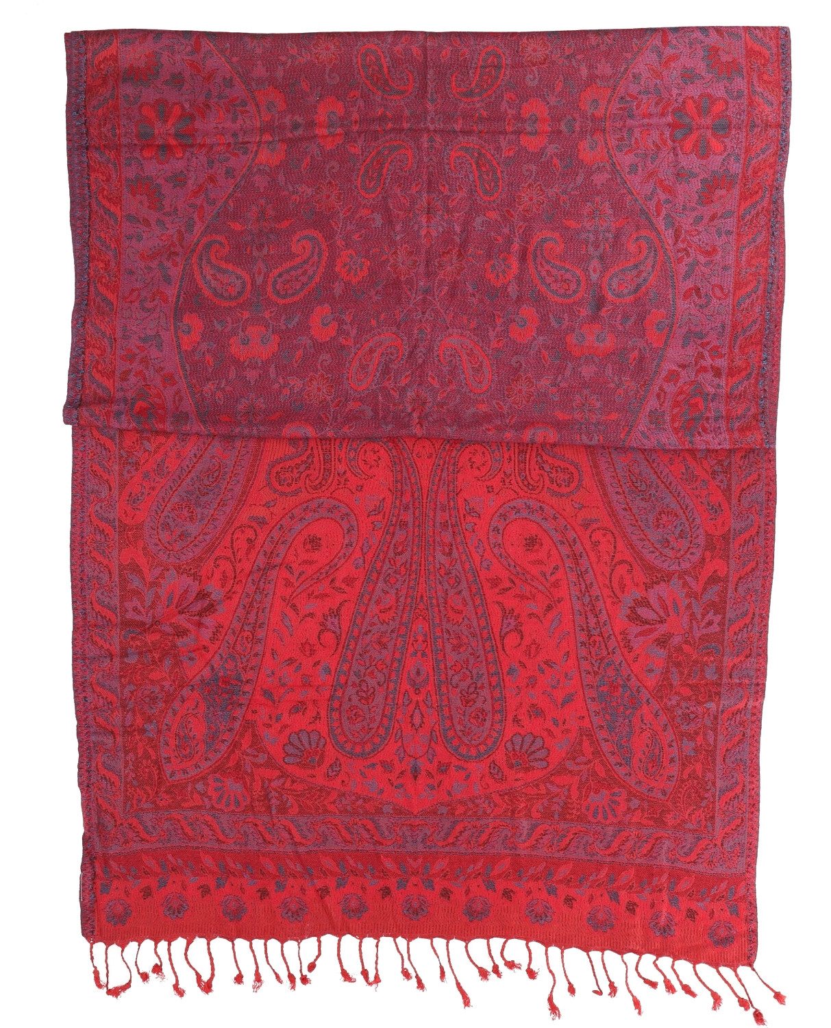 Guru-Shop Halstuch Indischer Schal, Stola mit Paisley Muster,..
