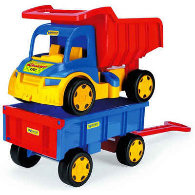 WADER QUALITY TOYS Outdoor-Spielzeug »Gigant Kipper LKW mit Handwagen«