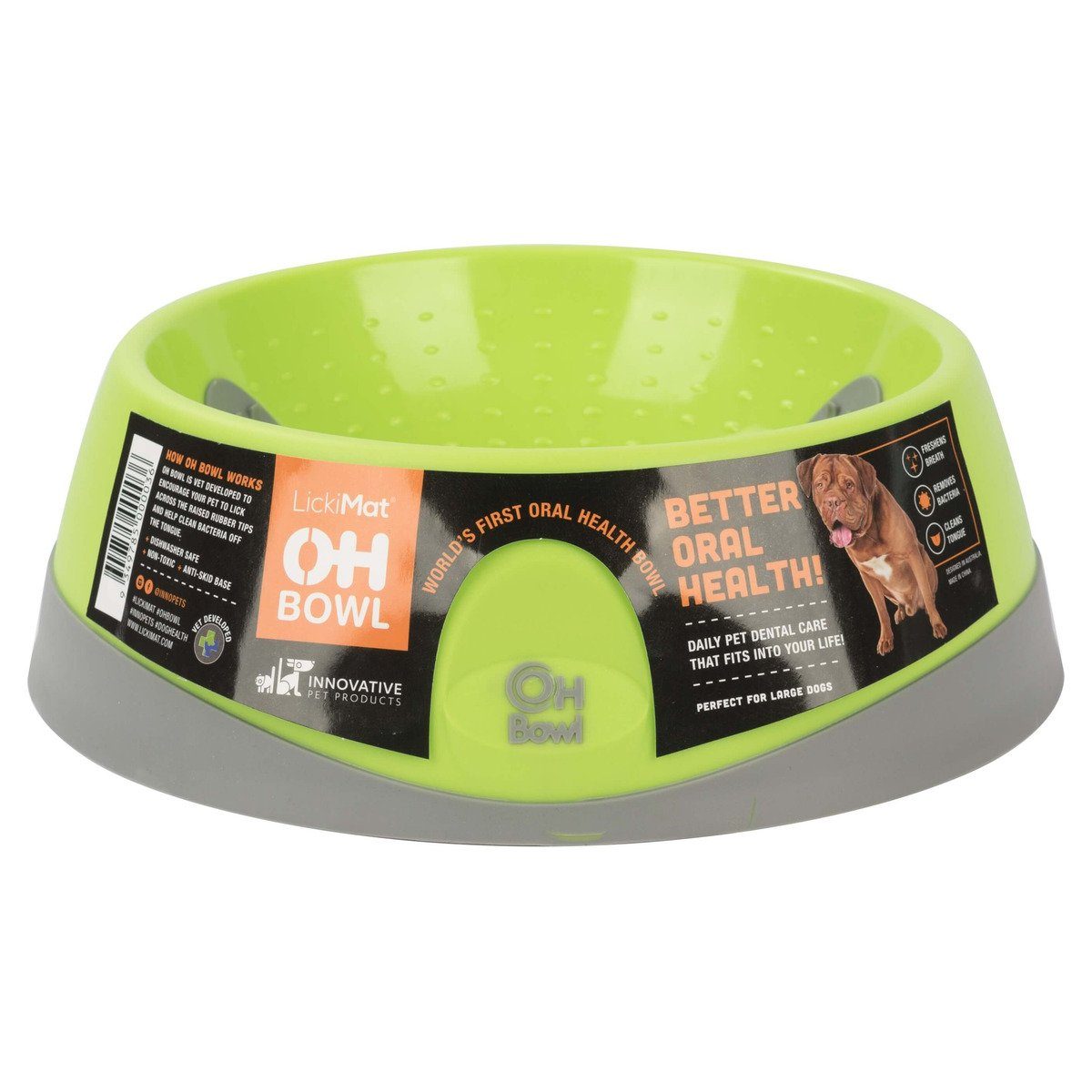 LickiMat Antischlingnapf Futternapf OH Bowl Dog green