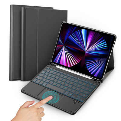 Vbrisi Beleuchtete Tastatur für iPad Pro 11 2022/2021/2020 & iPad Air 4/Air 5 iPad-Tastatur