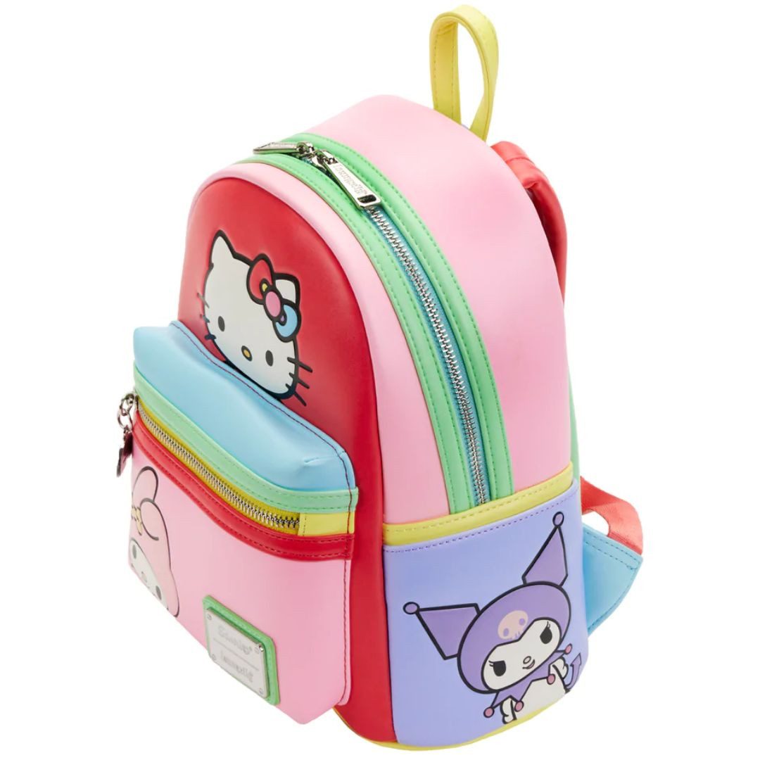 Minirucksack Loungefly - Minirucksack Sanrio - Hello Kitty And Friends Color Block