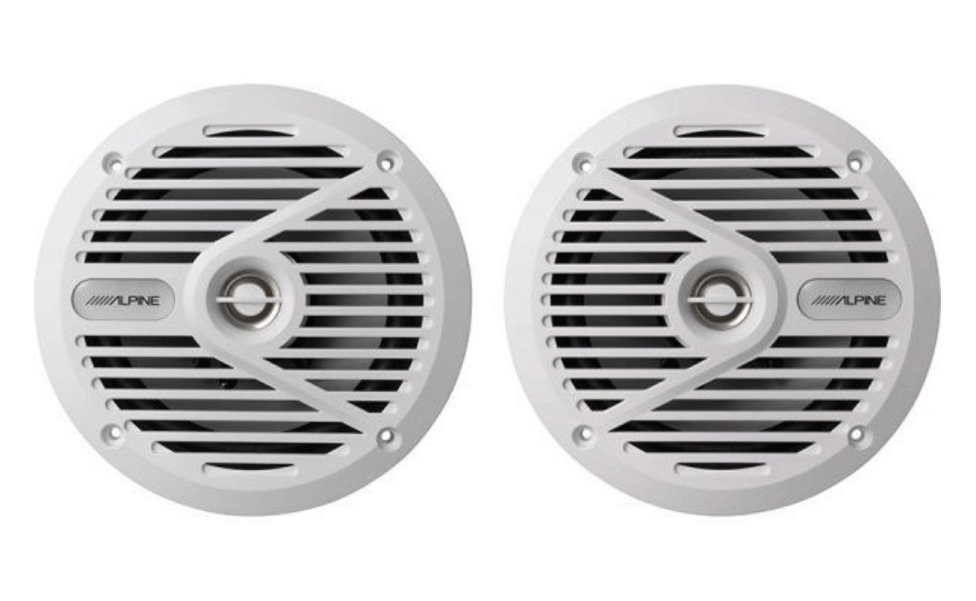 ALPINE SPS-M601W 16,5 cm 2-Wege Koax-Lautsprecher Weiß Auto-Lautsprecher (30 W, 16 cm)