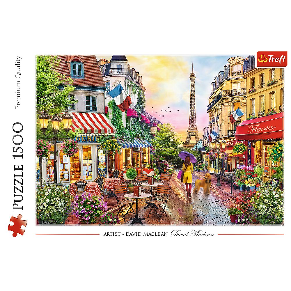 Trefl Puzzle Trefl, Charmantes Paris, 1500 Teile Puzzle, 1500 Puzzleteile