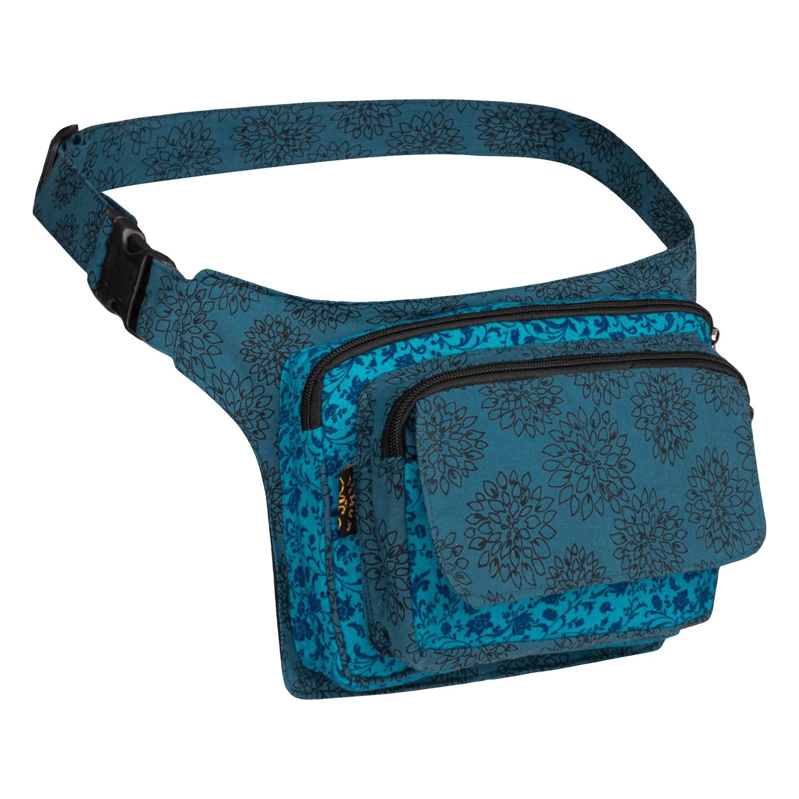 KUNST UND MAGIE Bauchtasche KUNST UND MAGIE Boho Goa Bauchtasche Gürteltasche Hüfttasche Sidebag – Bild 4 von 5