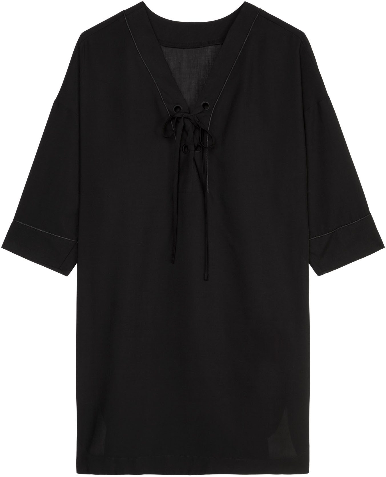 Marc O'Polo Strandkleid leichtes Tunika-Kleid, seitliche Schlitze günstig online kaufen