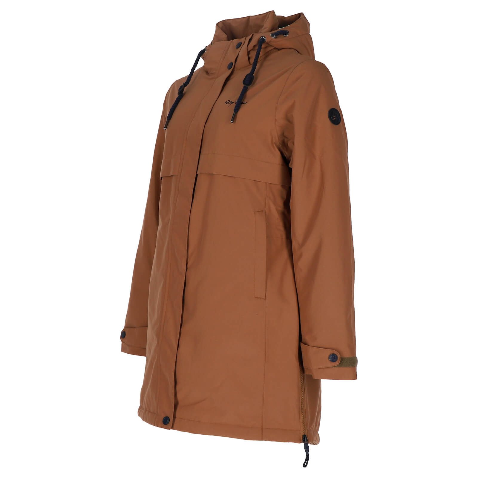 Dry Fashion Funktionsmantel Alaska Damen Funktionsjacke Outdoorjacke - Damenmantel gefüttert Mantel wind- & wasserdicht, Atmungsaktiv, Verschweißte Nähte, Kapuze