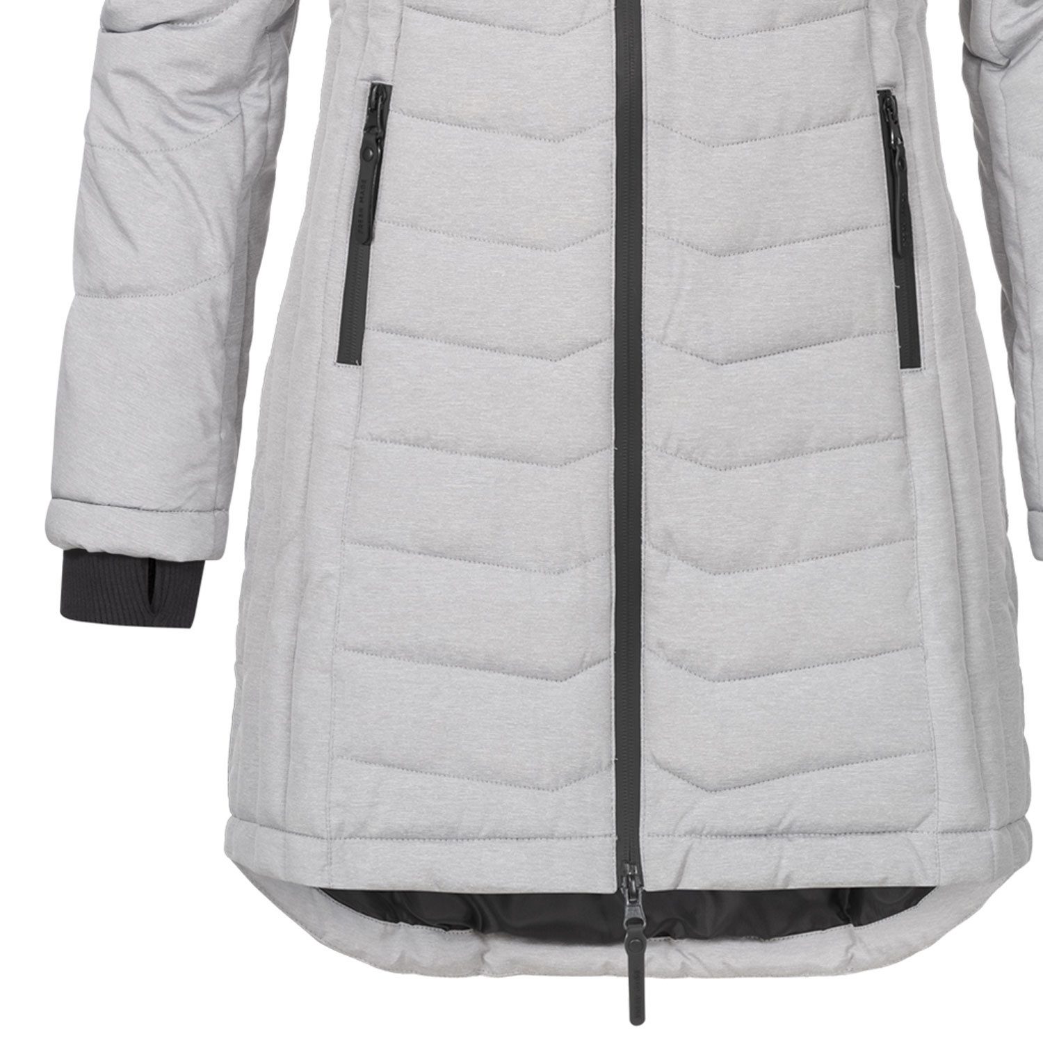 SUBLEVEL Steppjacke Damen Mantel mit Kapuze lange Winter Jacke Langer Parka S-5XL Stehkragen, Kapuze, flauschig, kuschelig, warm, Outdoor, Mantel – Bild 4 von 5