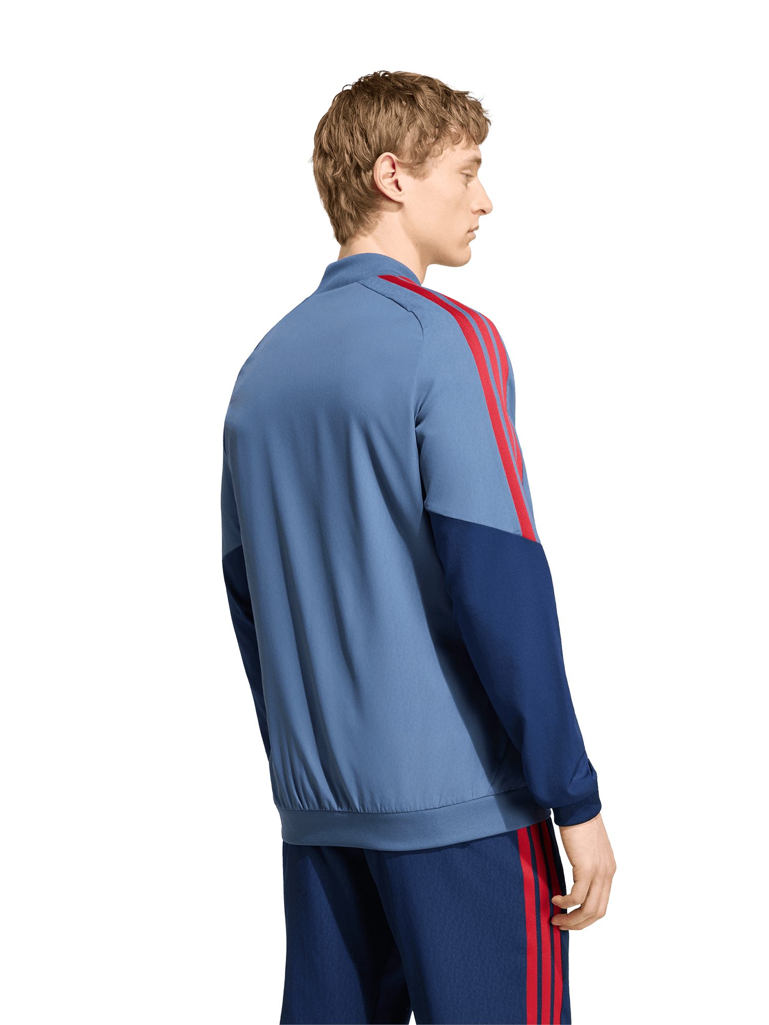 adidas Performance Trainingsjacke FC Bayern München, Präsentationsjacke Teamline, Herren, Blau