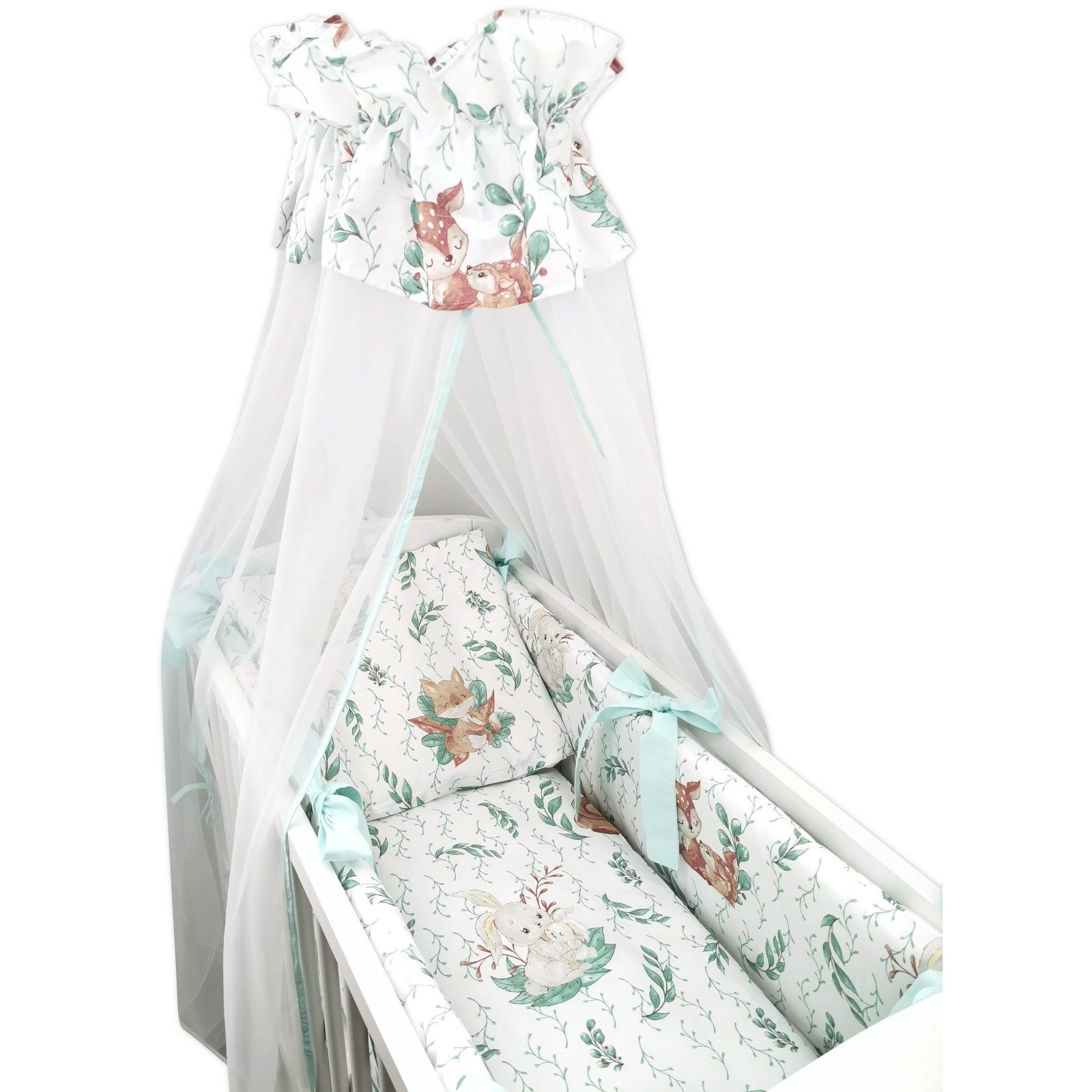 Baby-Delux Beistellbett Babybett Märchenwald, 10-tlg., Stillbett günstig online kaufen