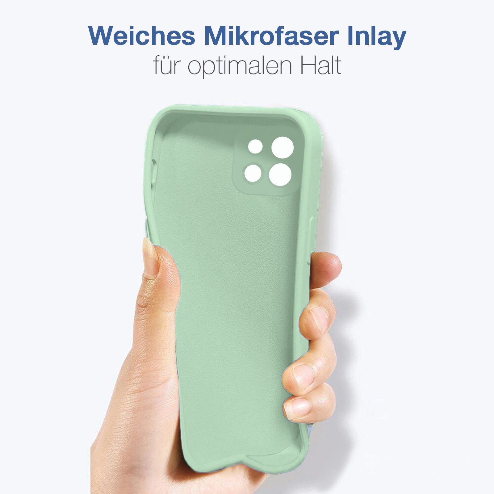 Tec-Expert Handyhülle SoftGrip Cover Hülle für Samsung Galaxy A22 5G, Handy Case Bumper integrierter Kameraschutz flexibel