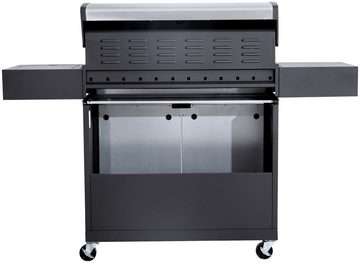 KONIFERA Gasgrill Torino XL, 6 Brenner, inkl. Schutzhülle, Pizzastein, Drehspieß, BxTxH: 150x54x112 cm