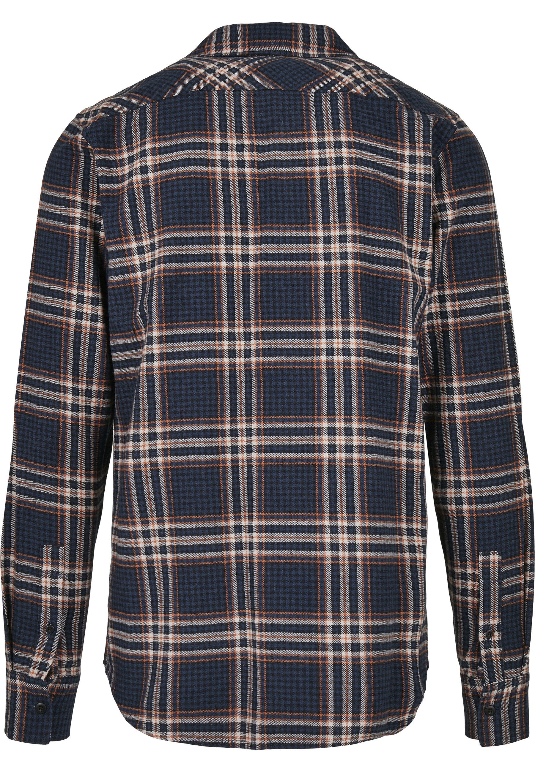 URBAN CLASSICS Langarm-Poloshirt Urban Classics Herren Checked Campus Shirt (1-tlg)
