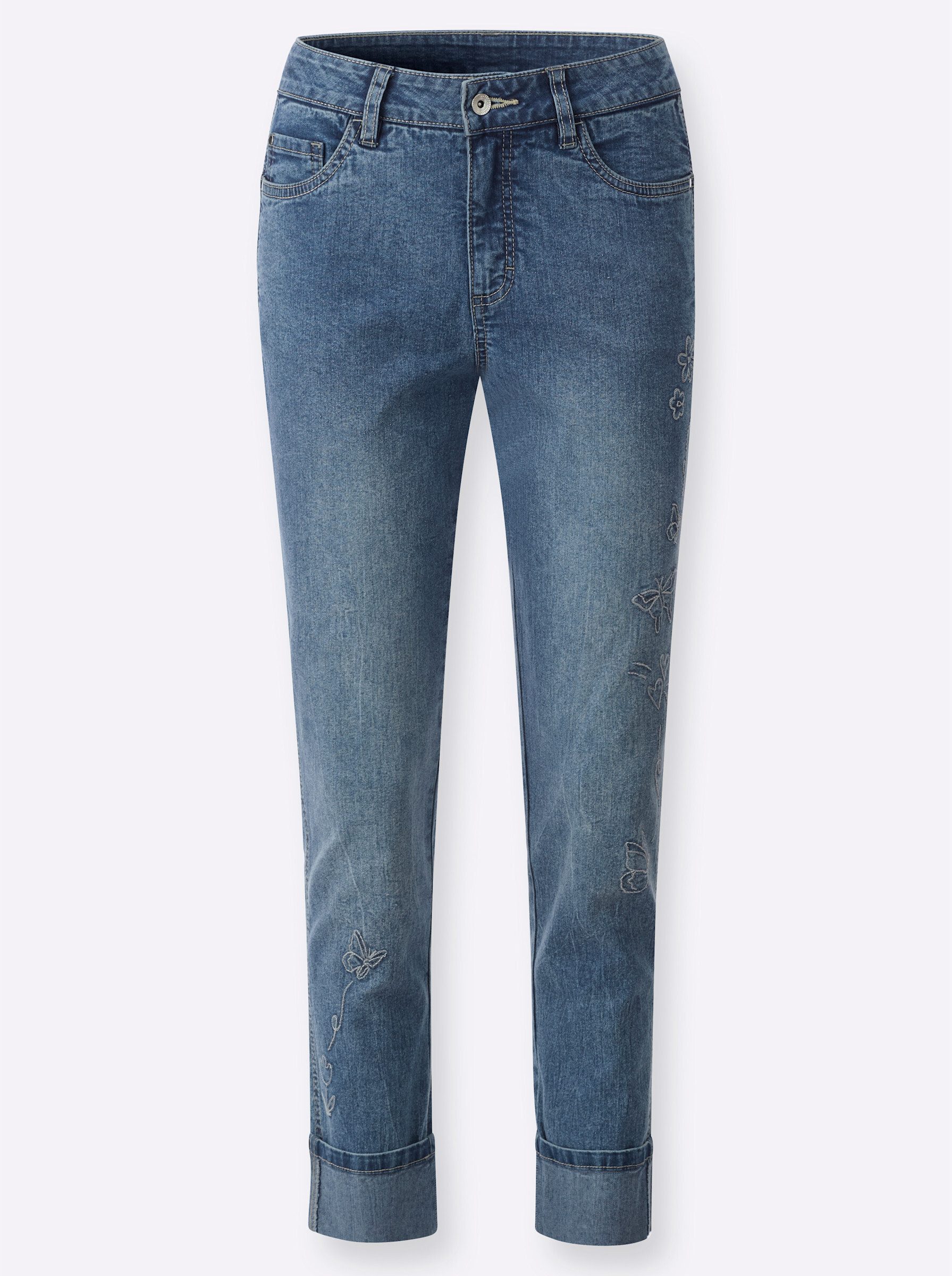 Jeansshorts 7/8-Jeans normal