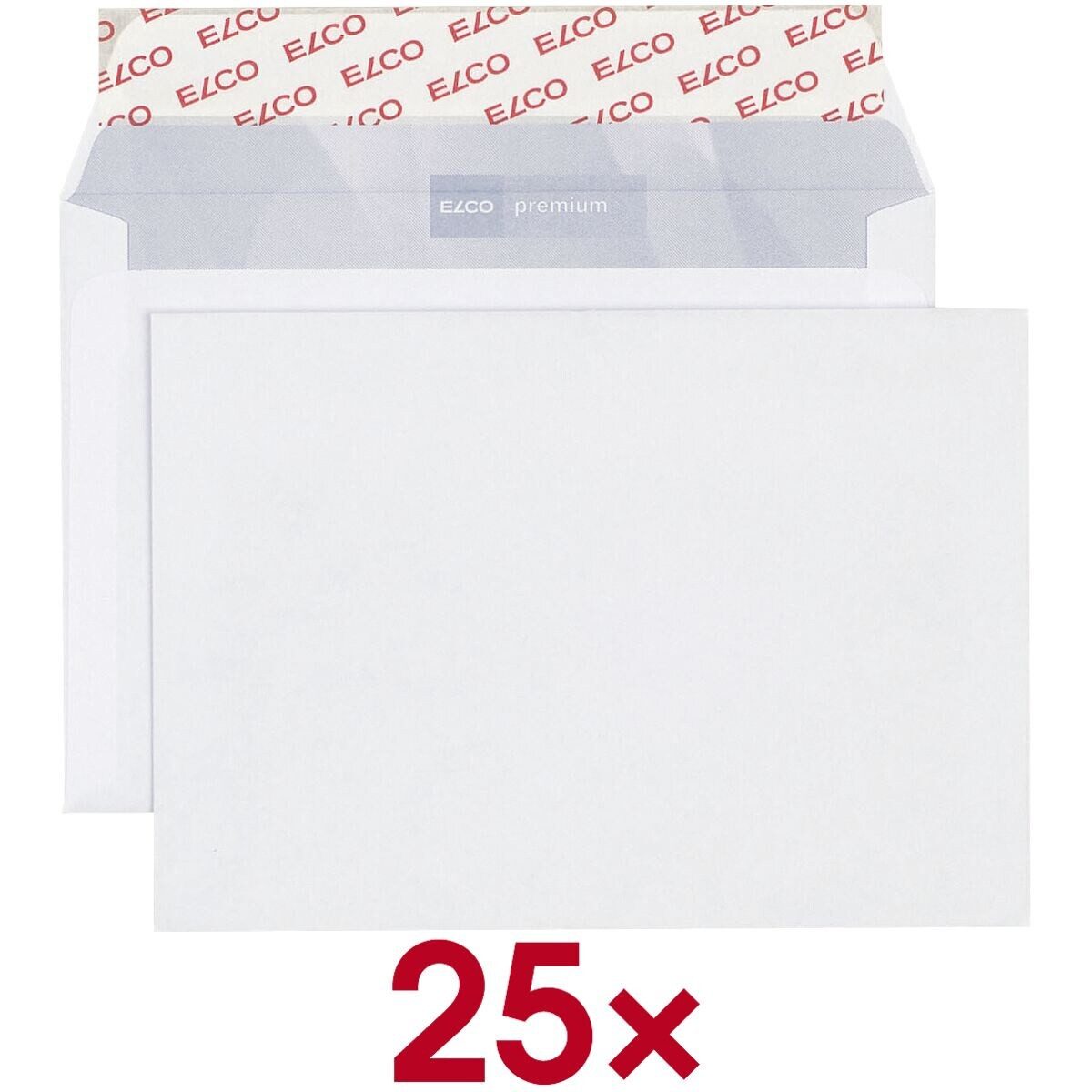 ELCO Briefumschlag Cello-Zip, C6, ohne Fenster, Haftklebung
