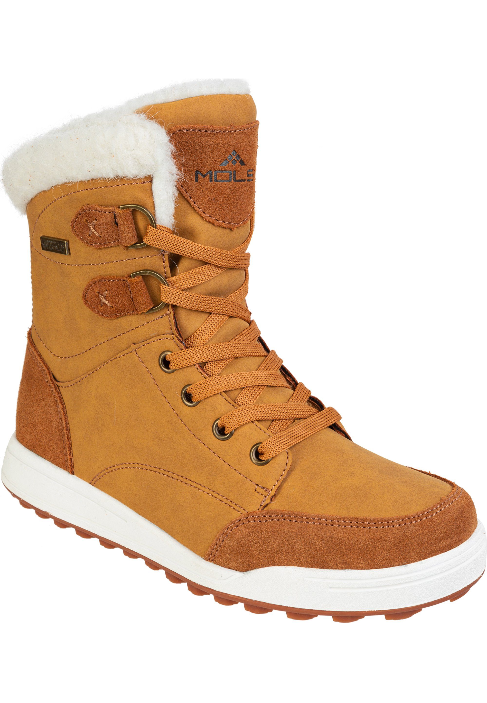 MOLS Hanfu Stiefel mit weichem Innenfutter aus Schafwolle