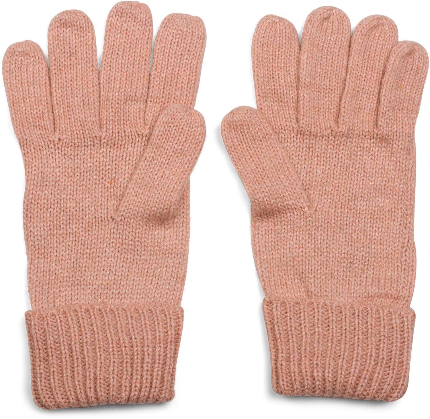 Altrose styleBREAKER Strass Handschuhe Stern mit Strickhandschuhe Strick