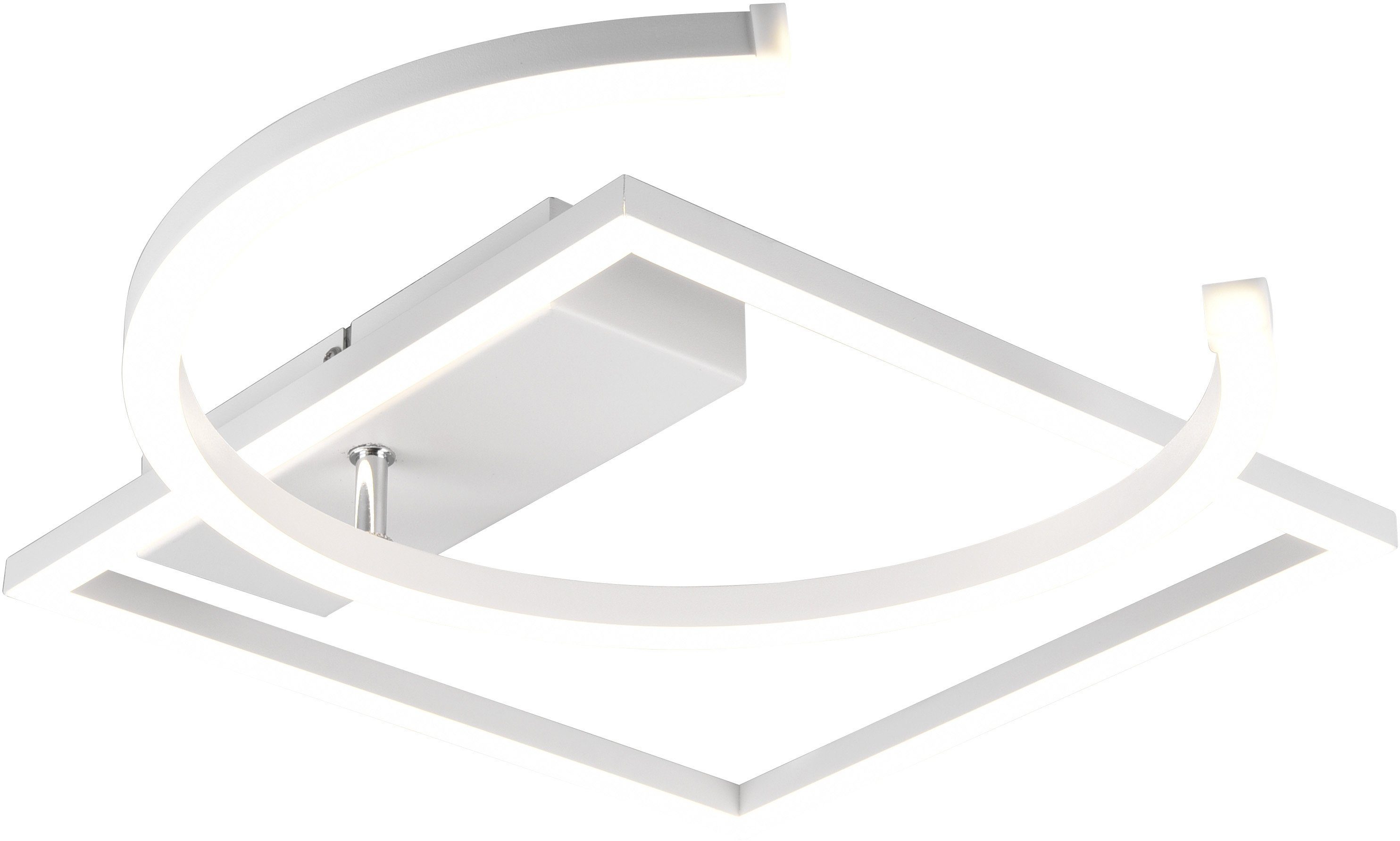 Neutralweiß, dimmbar, zur LED Deckenleuchte Wandschalter TRIO PIVOT, über Deckenmontage Leuchten LED mehrere fest Wand-und geeignet Helligkeitsstufen, integriert,