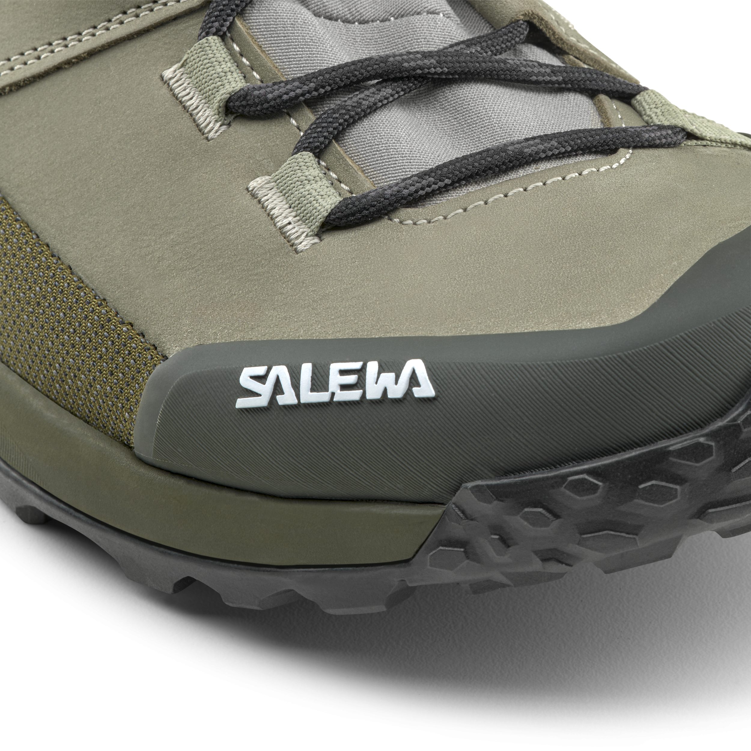 Salewa PUEZ LEATHER MID PTX M SHADOW/DARK OLIVE Trekkingschuh