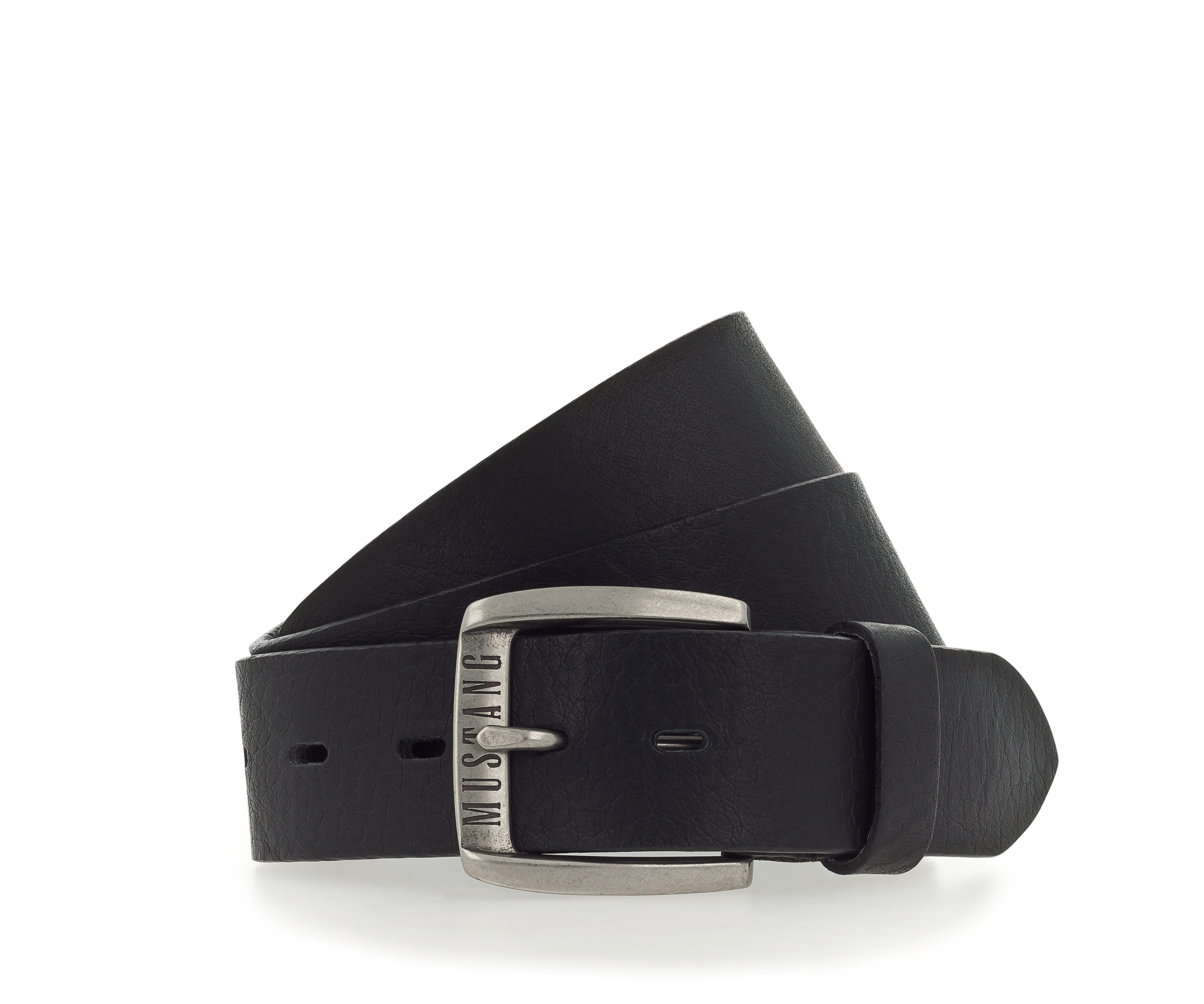MUSTANG Ledergürtel Genarbtes Vollleder mit Glanz, günstig online kaufen