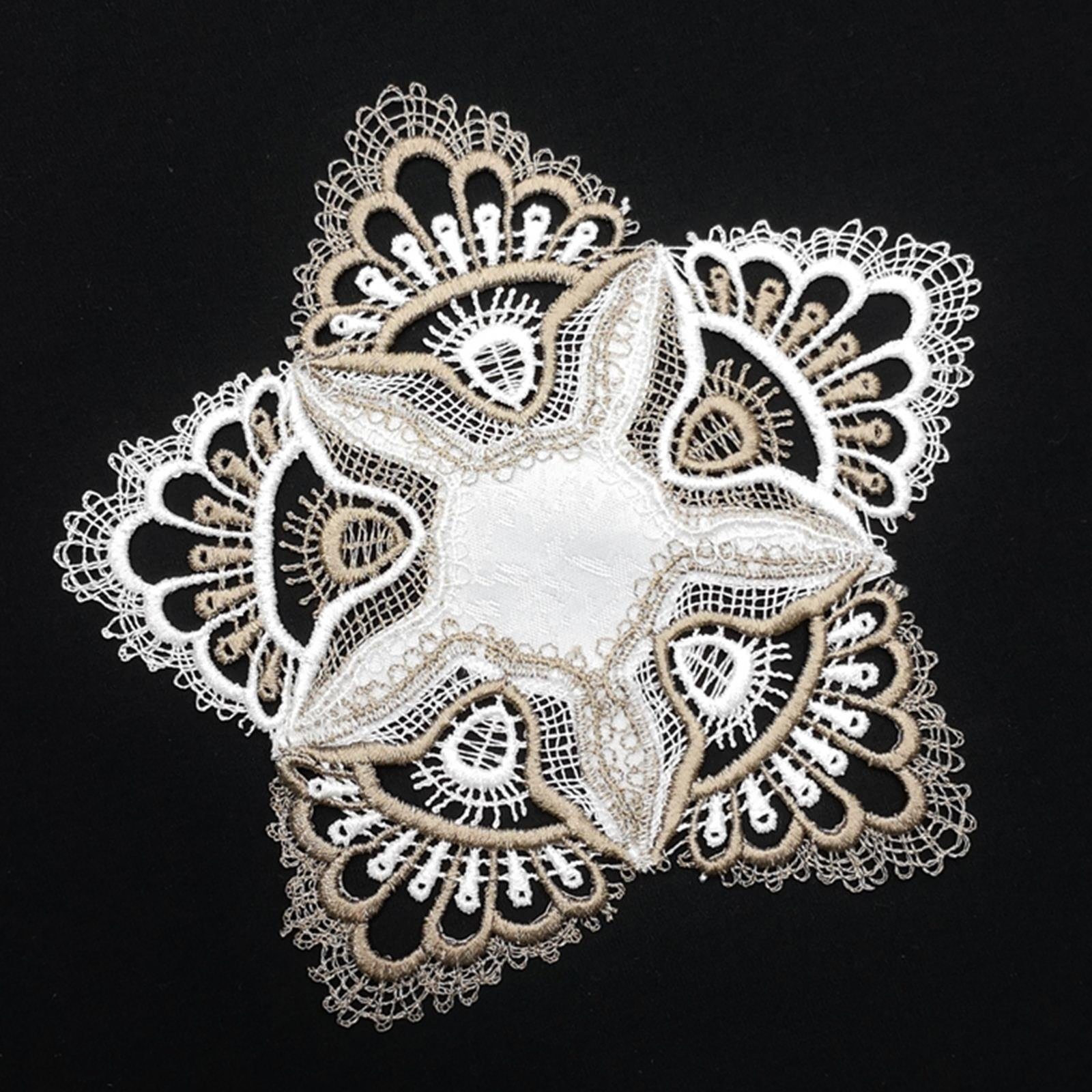 Brilliant Tischdecke Spitze "8139" Braun, Jacquardgewebe günstig online kaufen