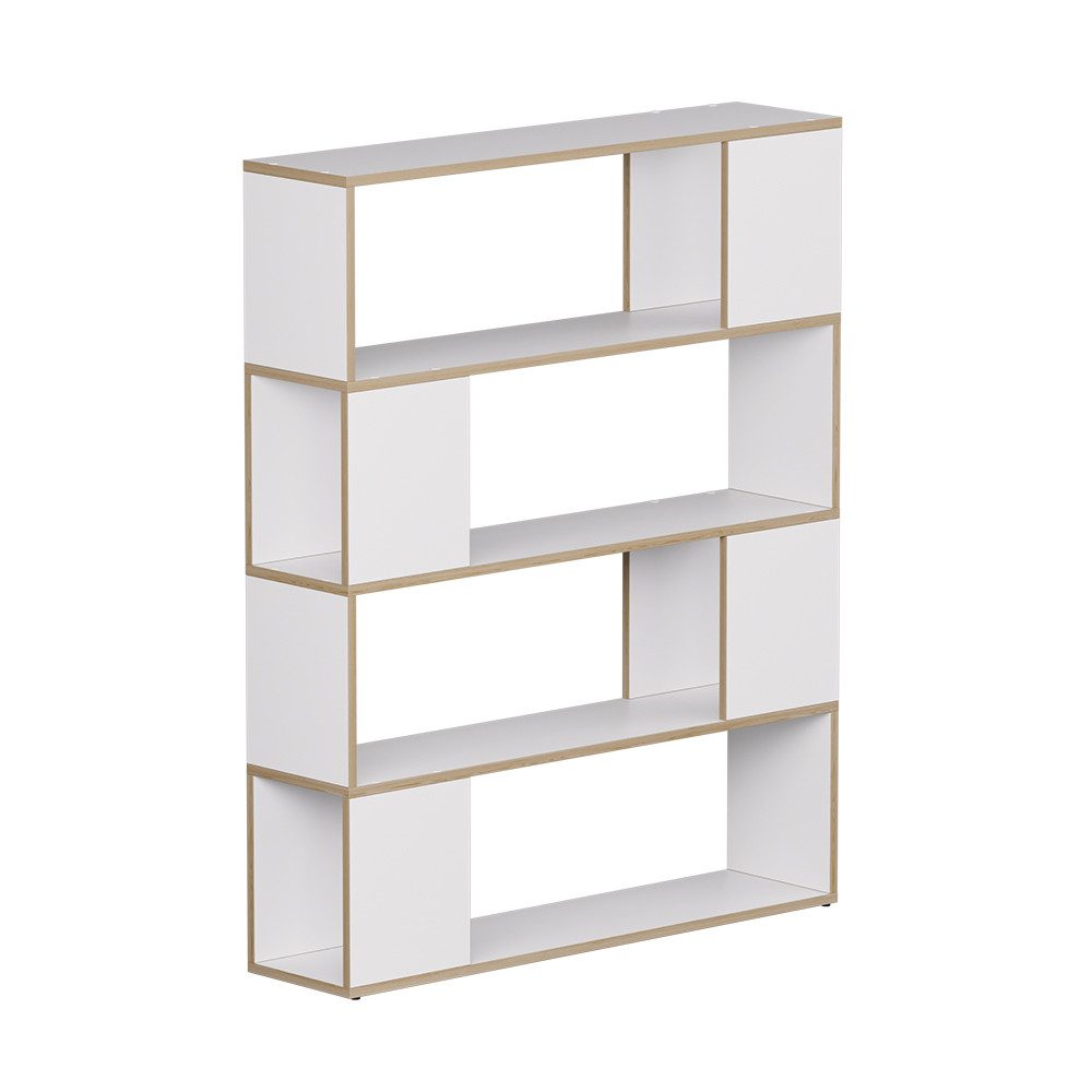 Vicco Raumteiler Eneos, Weiß/Eiche, 100 x 124.5 cm günstig online kaufen