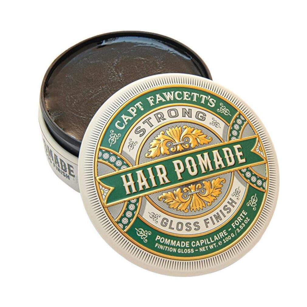 Captain Fawcett Haarpflege-Set Hair pomade for shine and strong hold Strong (Hair Pomade) 100 g