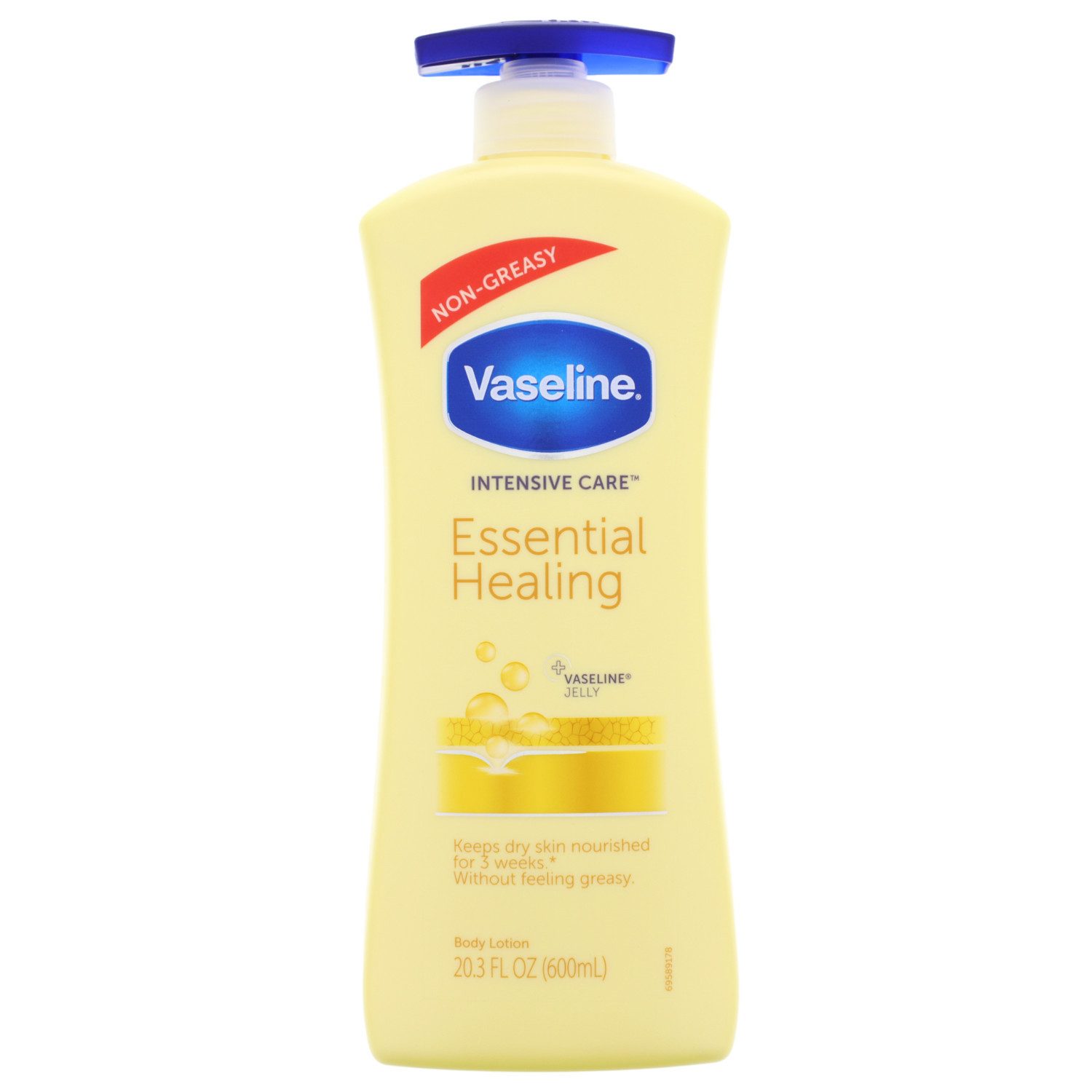 Vaseline Bodylotion Vaseline Intensive Care Essential Healing Body Lotion 600ml Feuchtigke