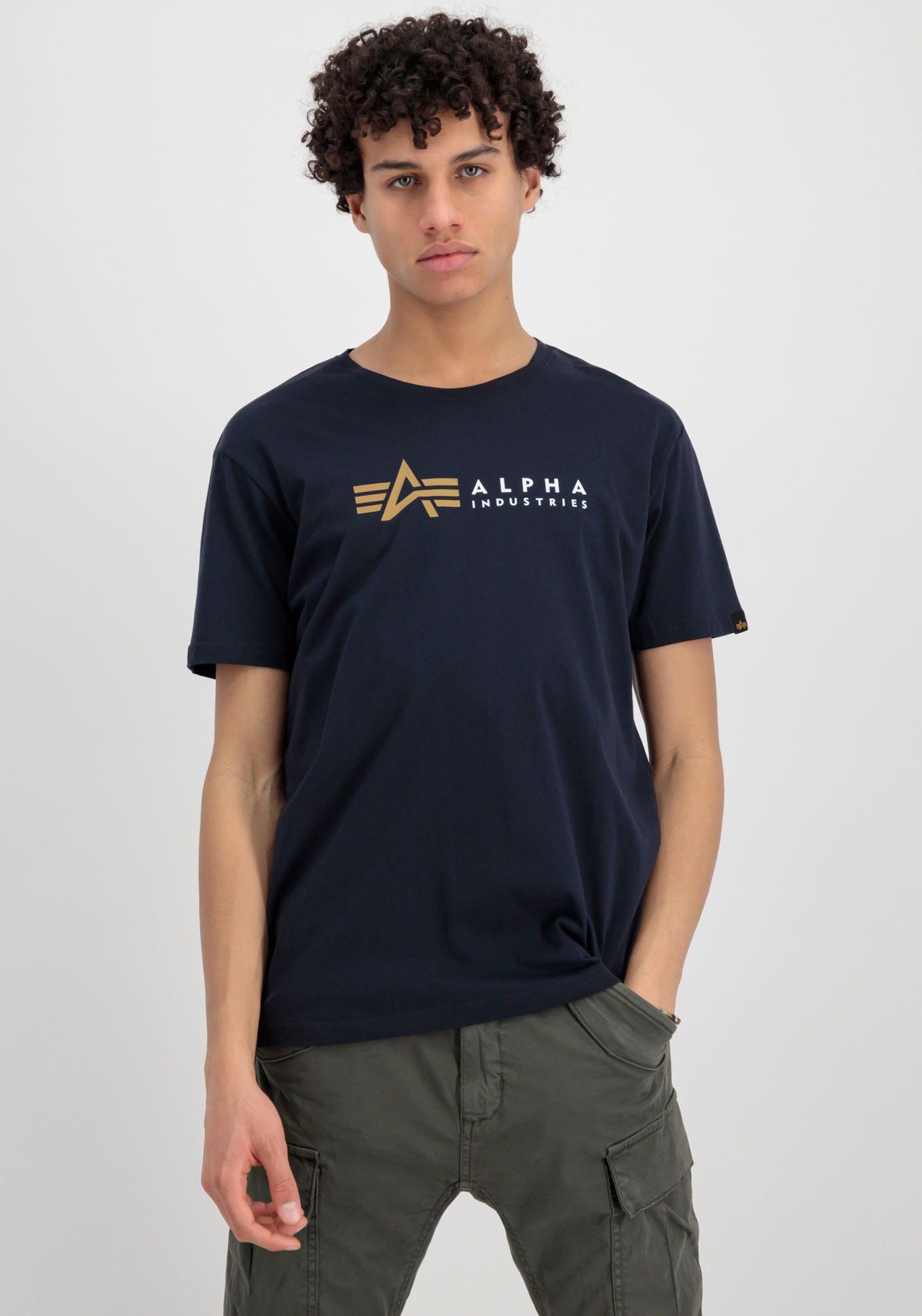 Alpha Industries Kurzarmshirt Alpha Label T günstig online kaufen