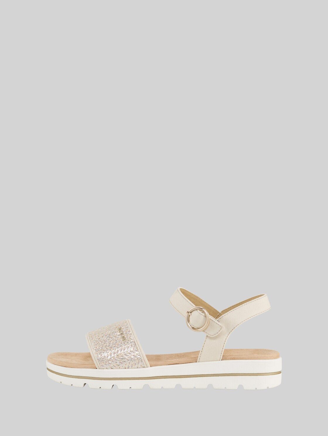 TOM TAILOR Shoes Licence Sandale (1-tlg) Flache Sandalen mit Flechtmuster