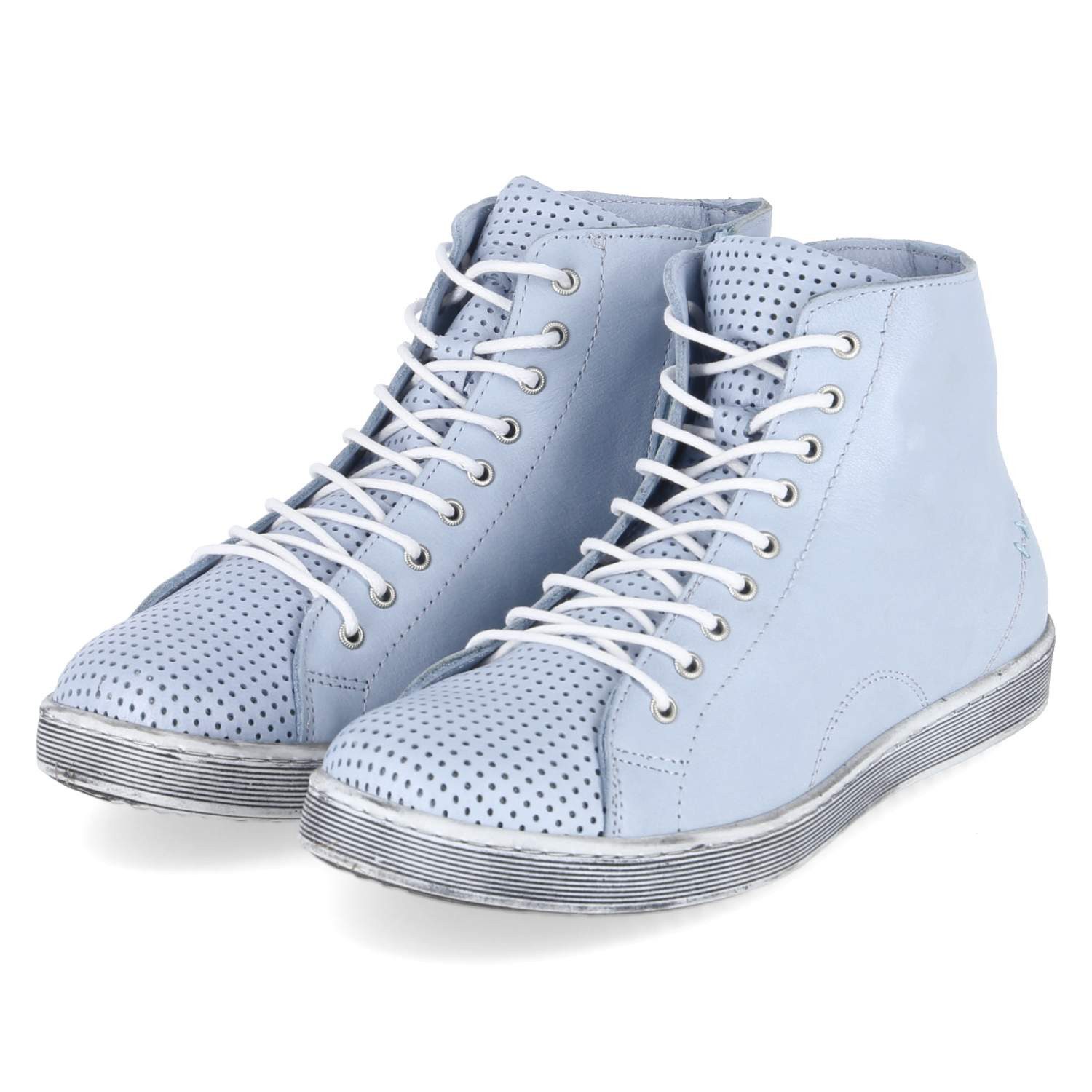 Andrea Conti Andrea Conti 03457280-821 PASTELLBLAU Damen Glattleder hellbla günstig online kaufen