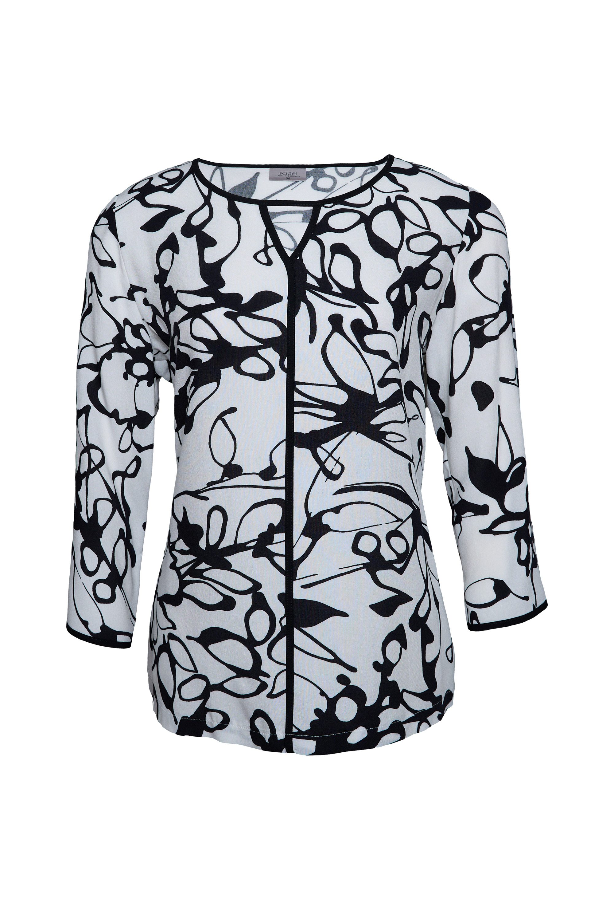 Seidel Moden Druckbluse mit grafischem Muster - MADE IN GERMANY