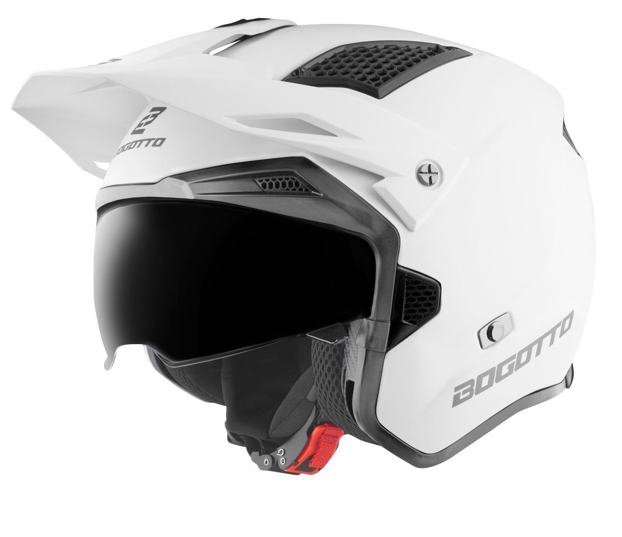 Bogotto Motorradhelm Radic Helm, Ratschenverschluss