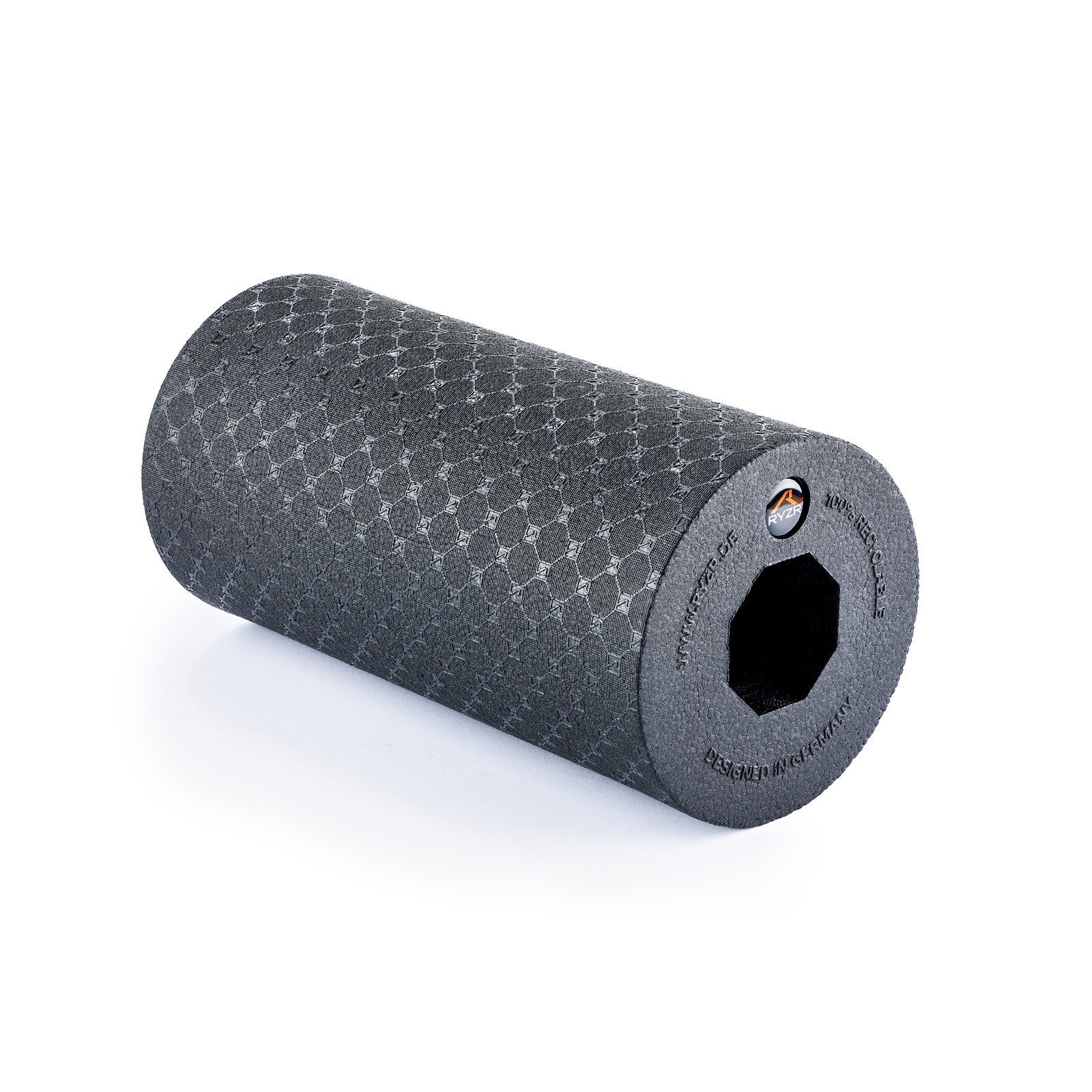 RYZR Faszienrolle RYZR Roll - 30x15 cm, zur Linderung von Muskelverspannungen, in drei Härtestufen erhältlich, hochwertiger EPP-Schaumstoff