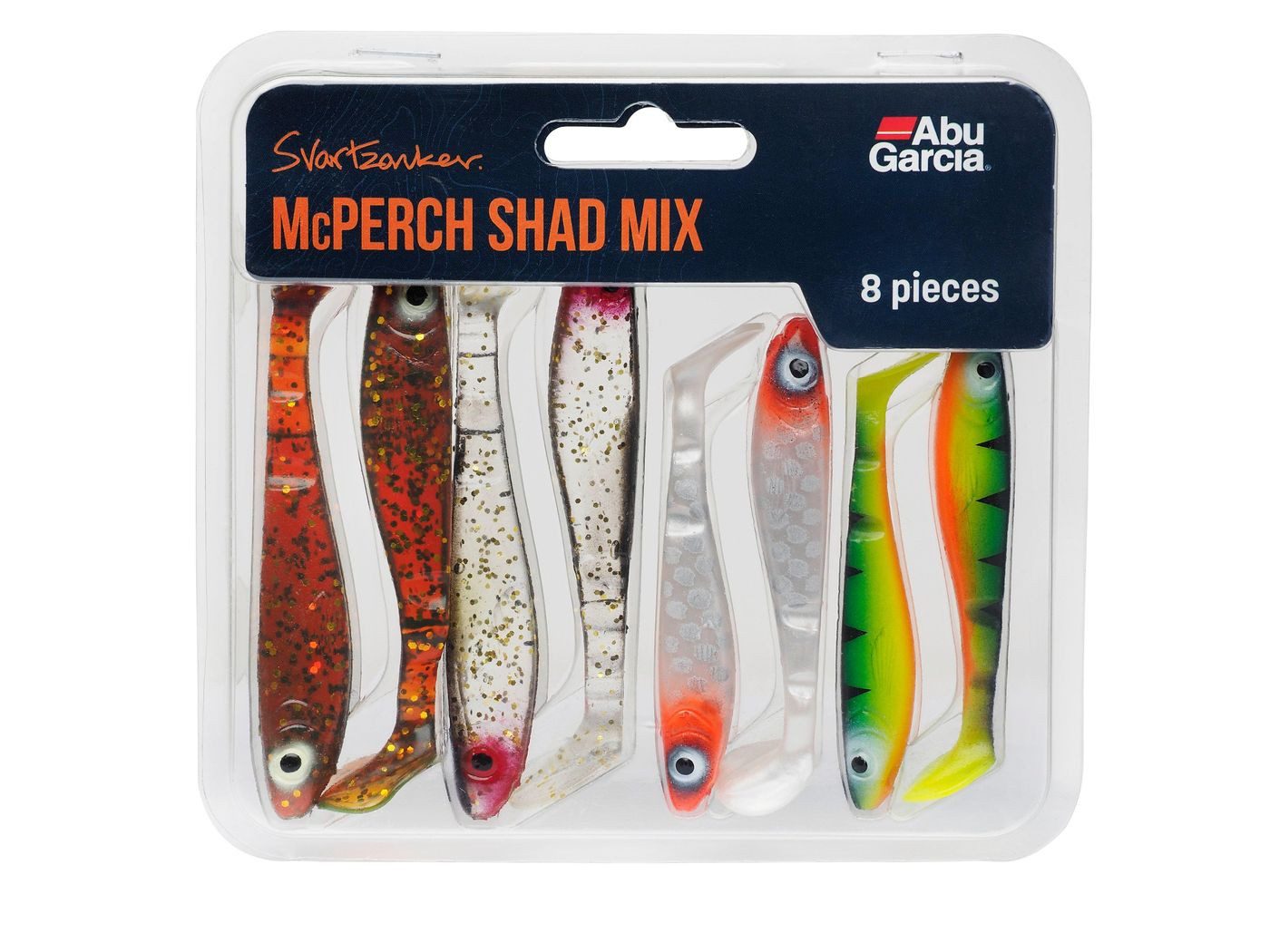 Kunstköder Abu Garcia McPerch Shad Mix - 8 Gummifische im Set