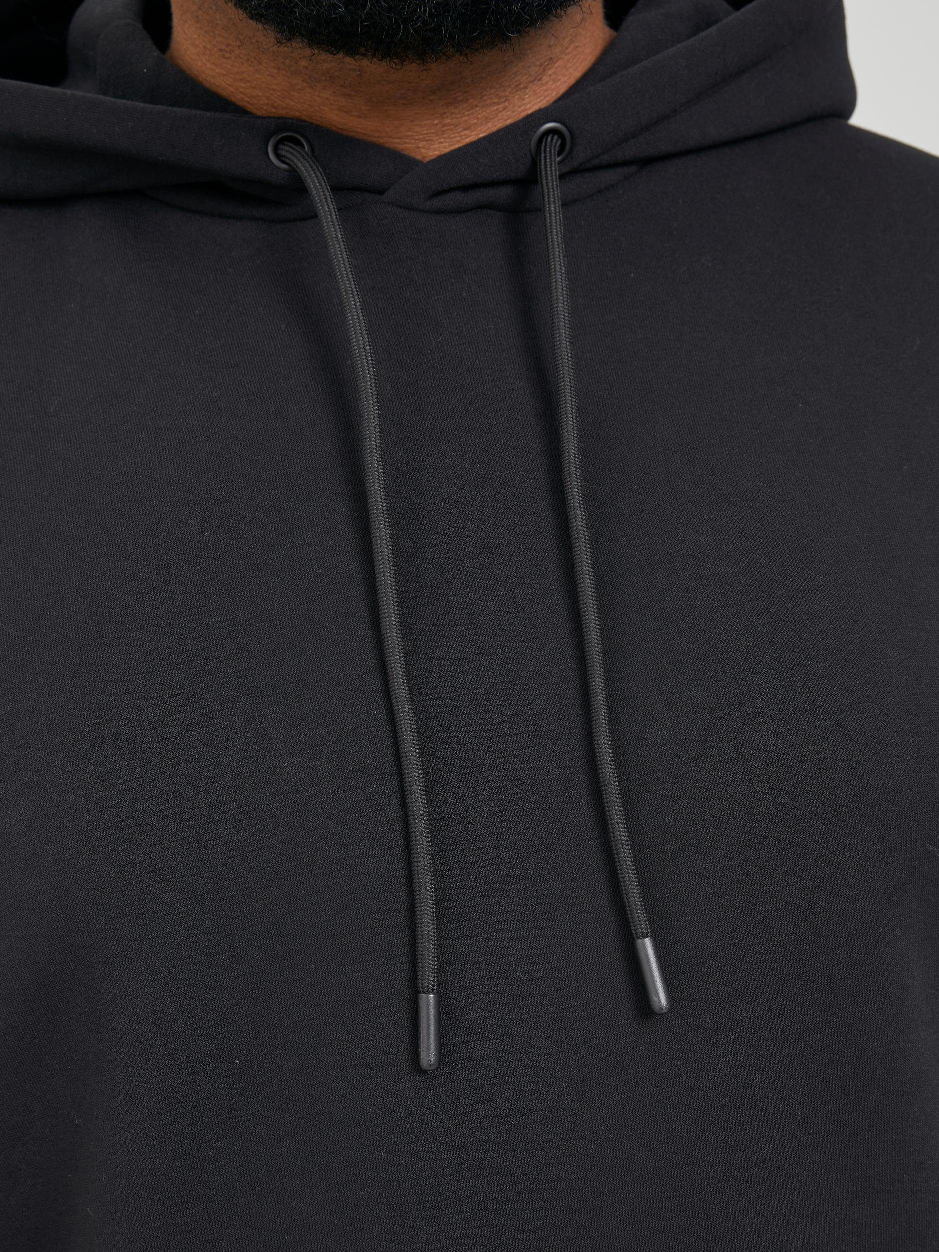 Jack & Jones PlusSize Kapuzensweatshirt JJEBRADLEY SWEAT HOOD NOOS PLS mit Rippbündchen