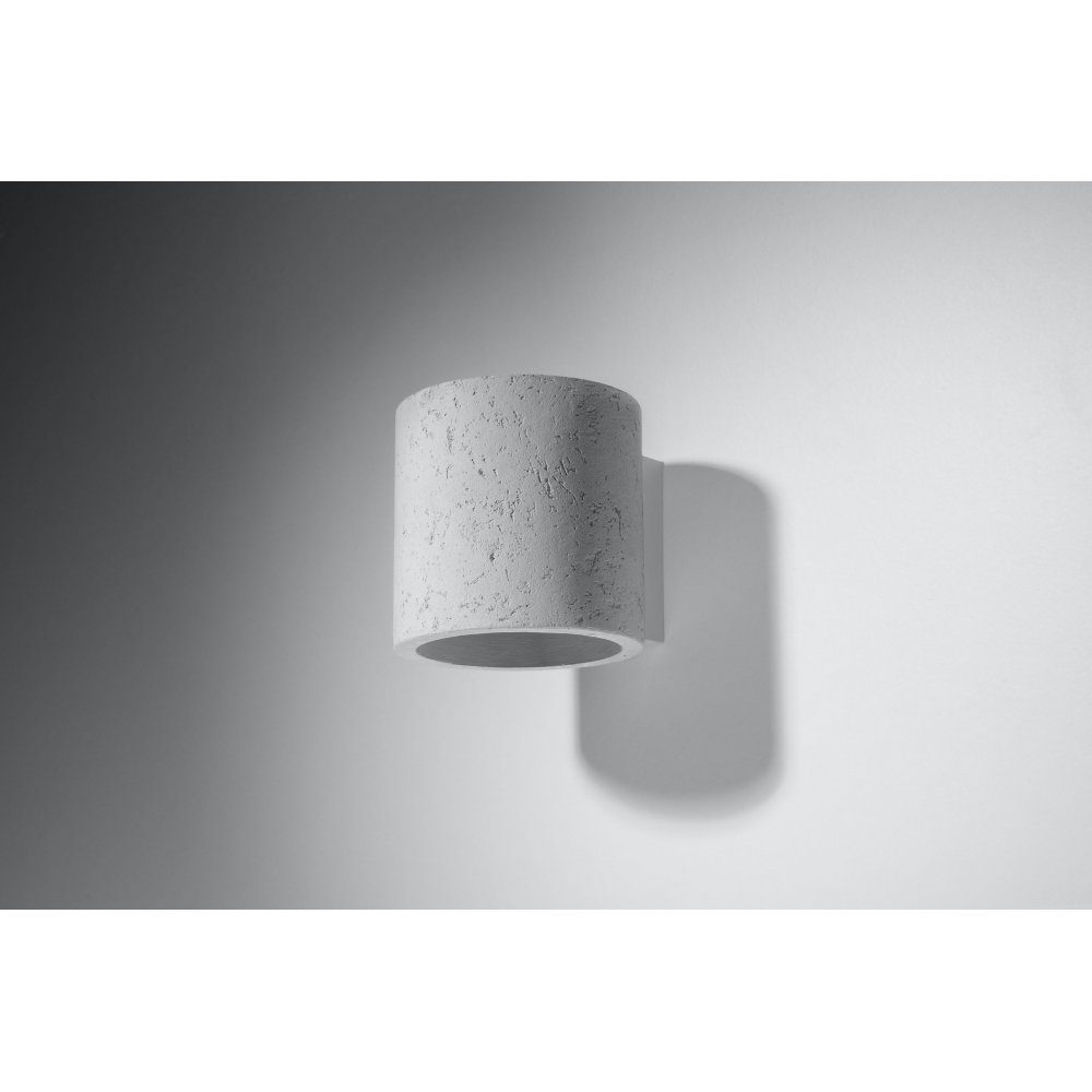 cm Deckenleuchte beton, 1x SOLLUX 10x12x10 ca. Wandleuchte ORBIS lighting Wandlampe G9,