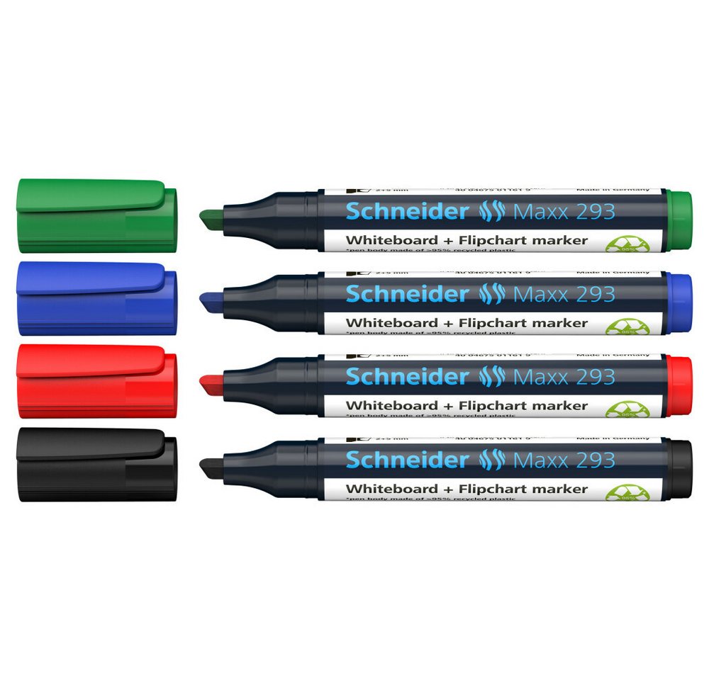 Thumbnail - Generic Marker Boardmarker Schneider 293 - 4er Etui, (1-tlg)