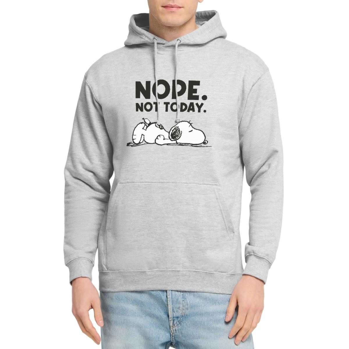 Spreadshirt Hoodie Peanuts Snoopy Nope Not Today Bürohumor Unisex Hoodie (1-tlg)