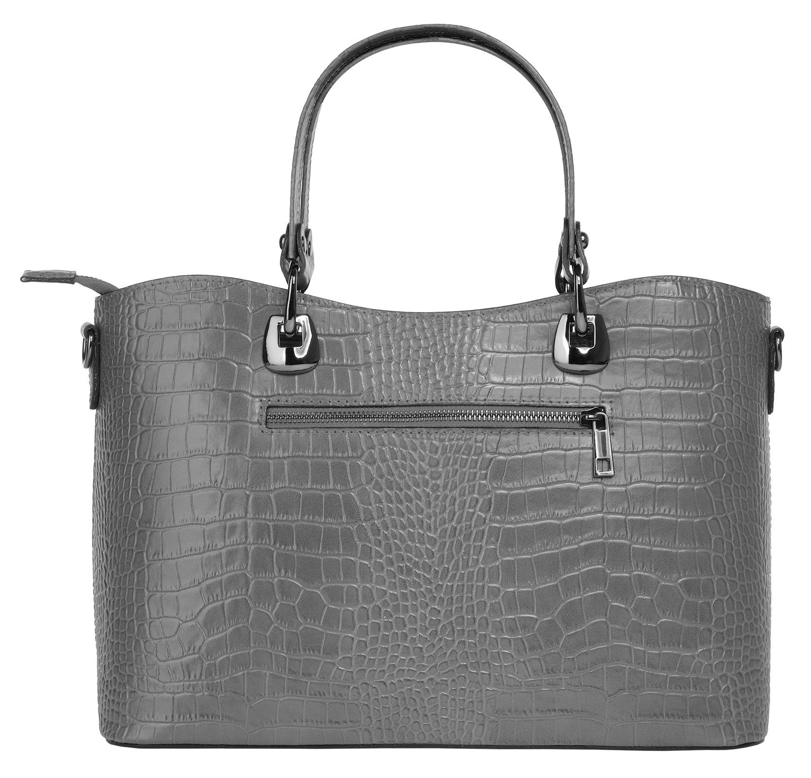 Cluty Henkeltasche (1-tlg), echt Leder, Made in Italy