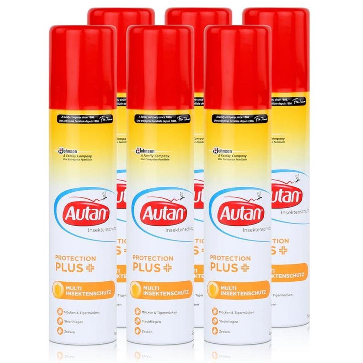 Autan Insektenspray Autan Protection Plus Multi Insektenschutz Spray 100ml (6er Pack) | Insektizide