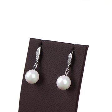 Nagel Jewellery Anhänger Set Victoria Peak Glamour Pearl (Set, inkl. Schmuckbox), Schmuckstück für Damen mit 750er Weißgold vergoldet, di Kette besteht aus reinem Silber