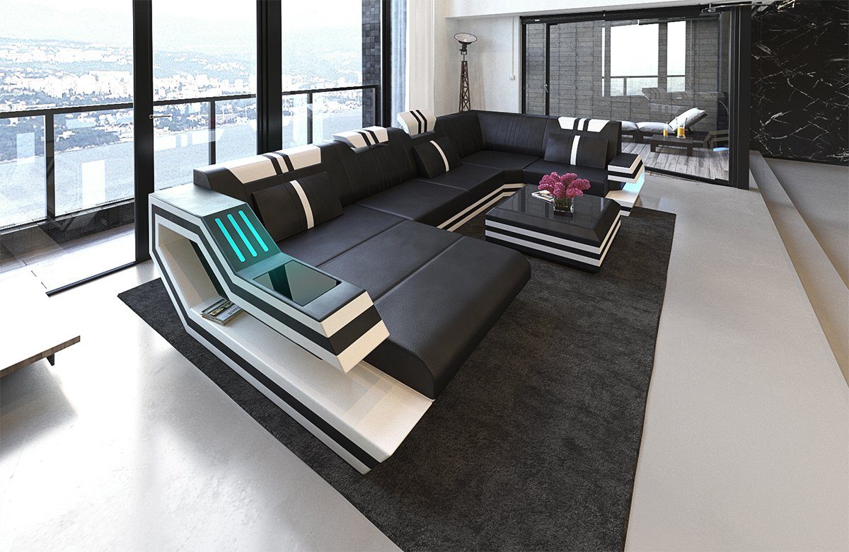 Sofa Dreams Wohnlandschaft Leder Sofa Ledercouch günstig online kaufen