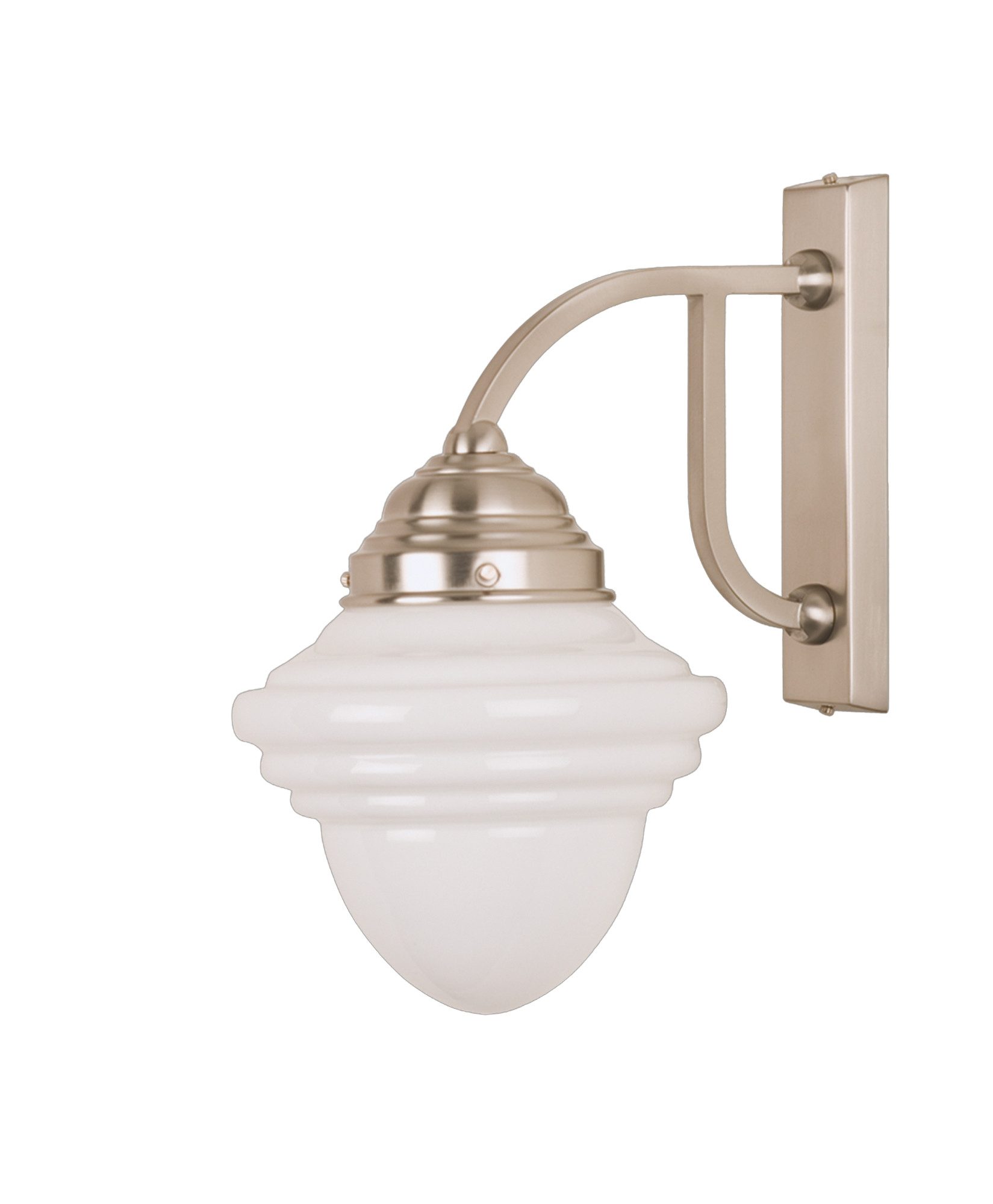 Berliner Messinglampen Wandleuchte A76-121op-N, ohne Leuchtmittel