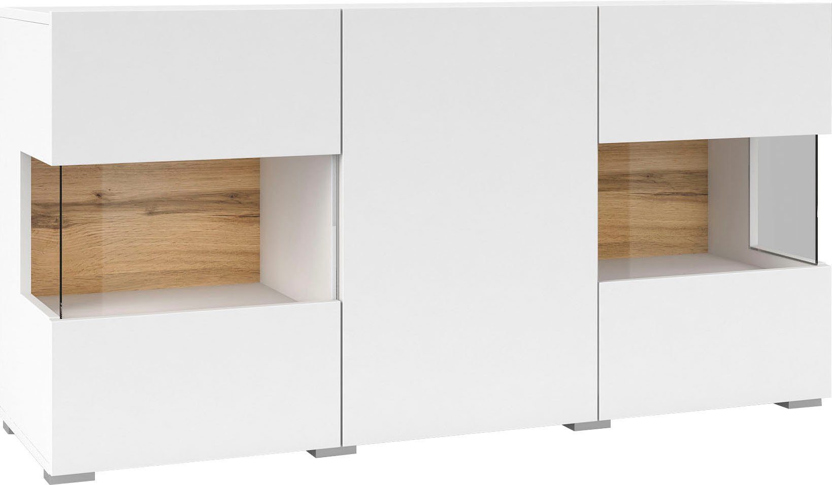 Sideboard Ava, Breite 120 cm, hängend und stehend montierbar