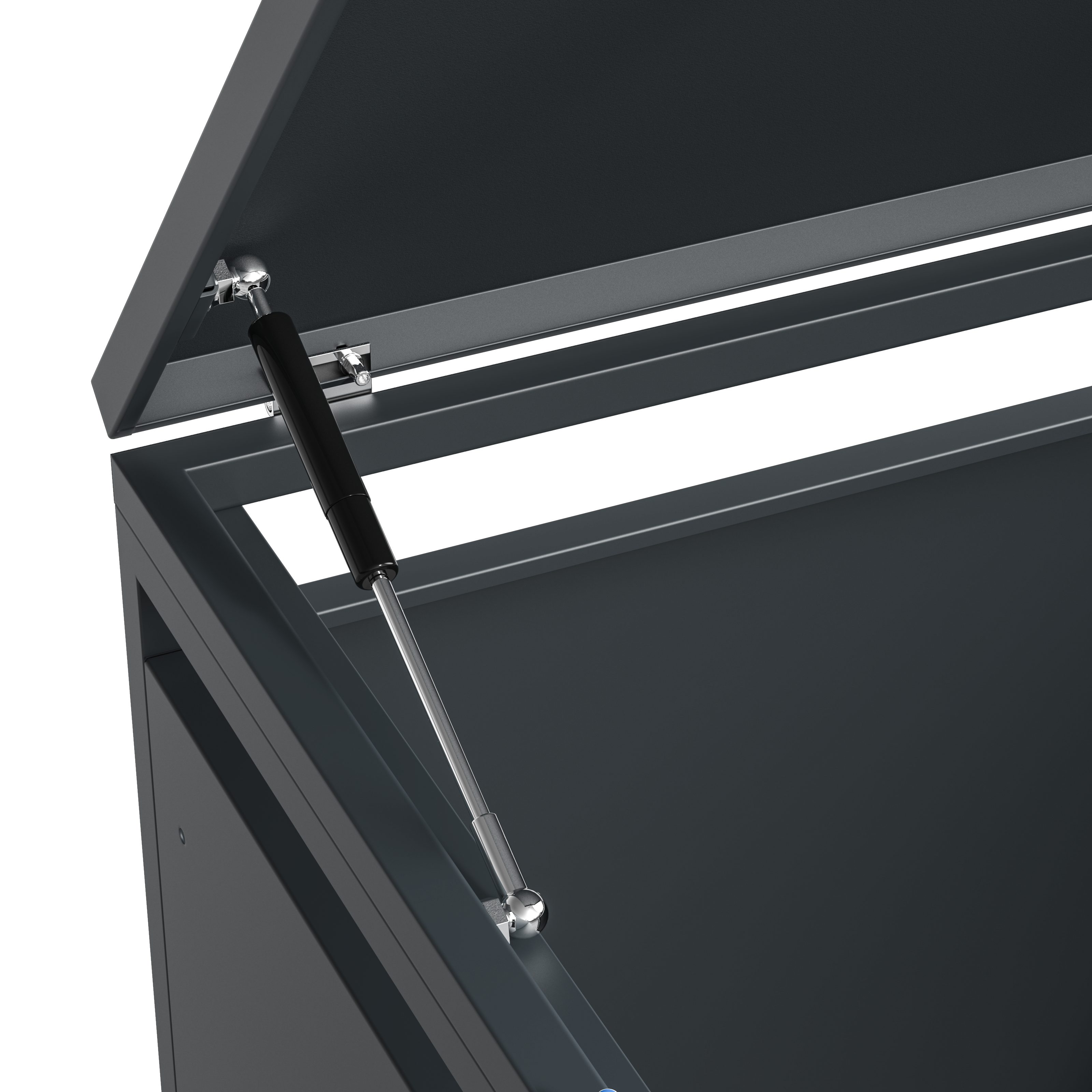 WESTMANN Mülltonnenbox Lacina, Platz für 3 Mülltonnen je 240 L, BxHxT: 200x80x116 cm