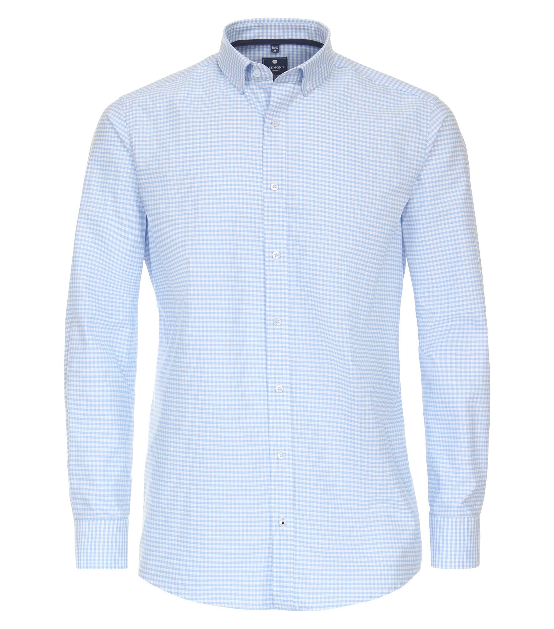 Redmond Langarmhemd 231505111 Freizeithemd Blau(10) | Klassische Hemden