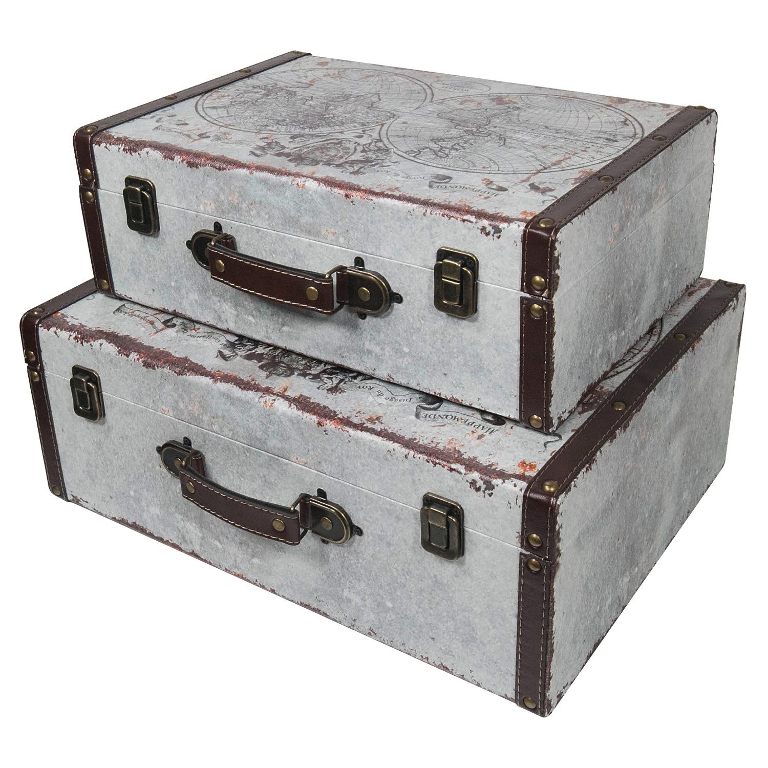 HMF Aufbewahrungsbox Handgefertigter Vintage Koffer aus günstig online kaufen