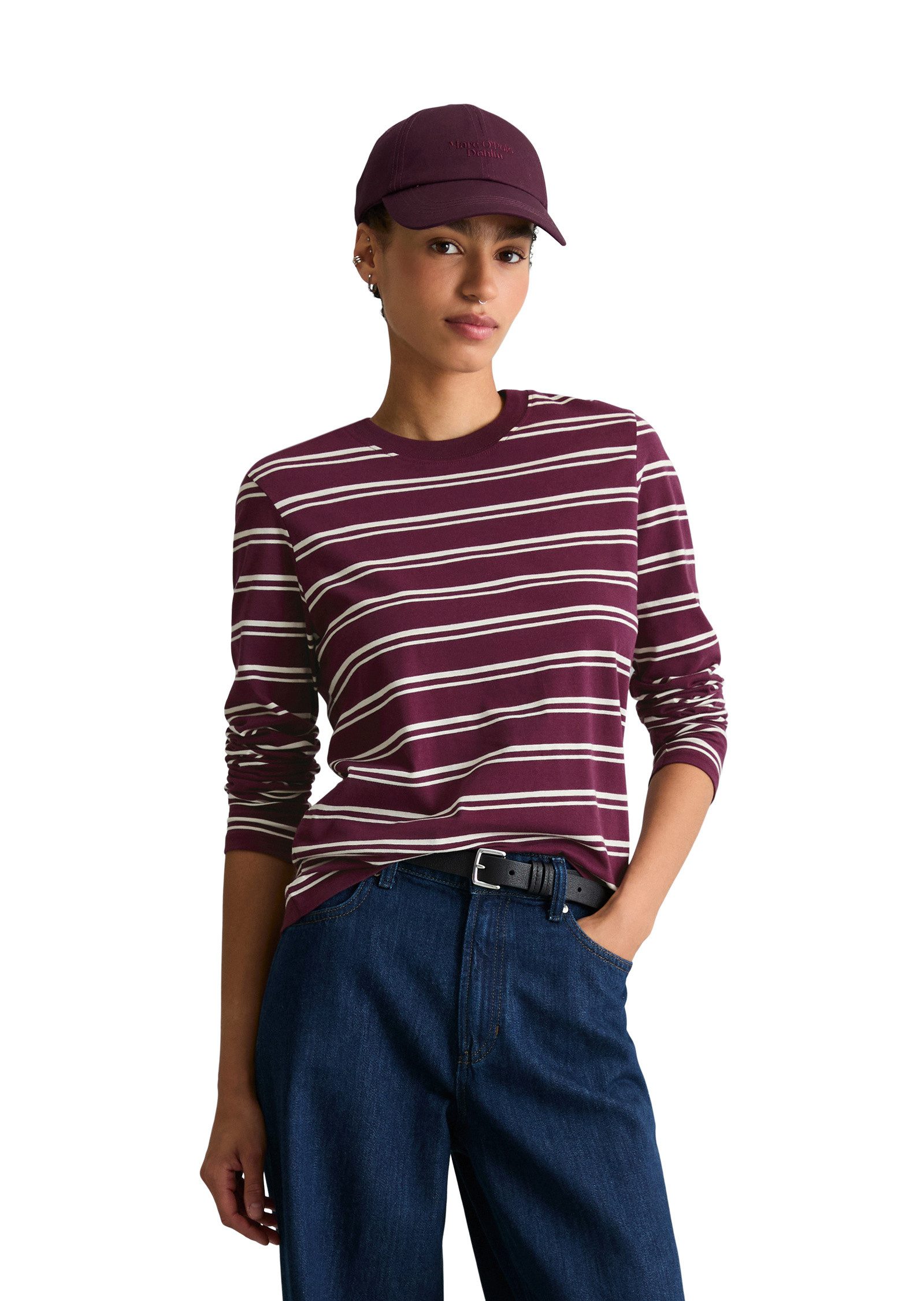 Marc O'Polo DENIM Langarmshirt aus Organic Cotton