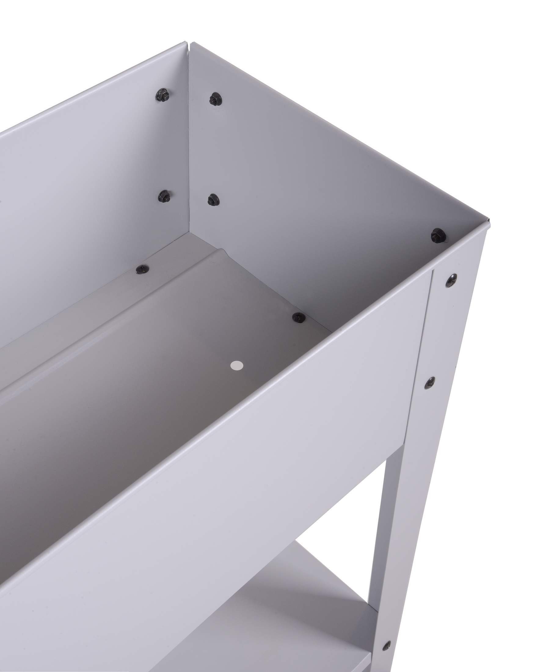 Garden Pleasure Hochbeet Mobiles Hochbeet FIORA aus Metall in Grau von GardenPleasure