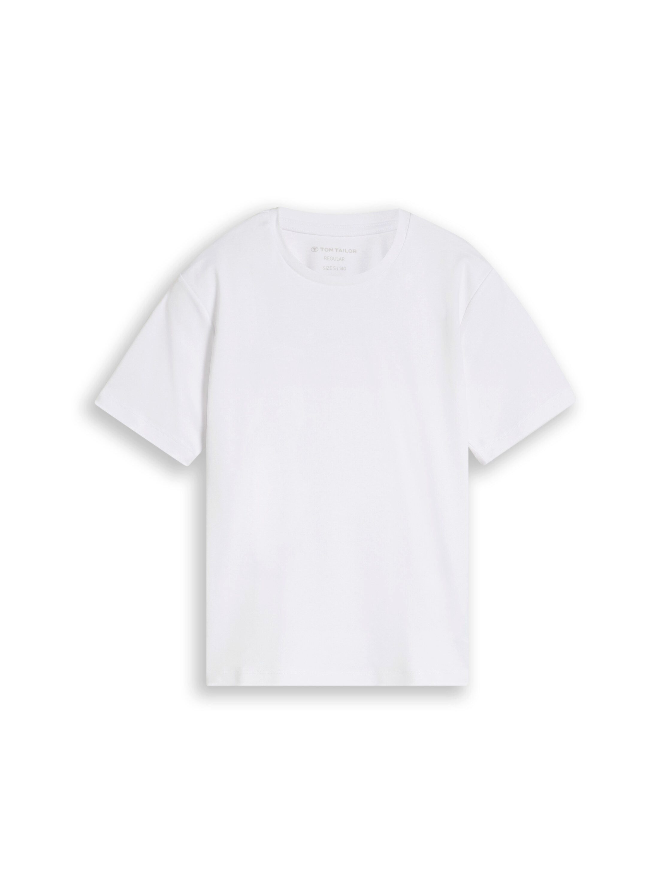 TOM TAILOR Kurzarmshirt Sommershirt mit Stretch / Unifarben / für Boys